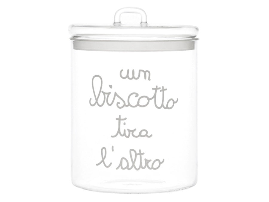 Barattolo in vetro 22 cm di altezza