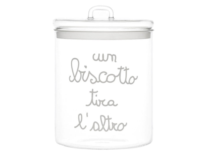Barattolo in vetro 22 cm di altezza
