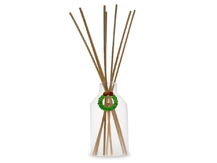 Diffusore di essenze in vetro borosilicato 230ml decoro fiocco