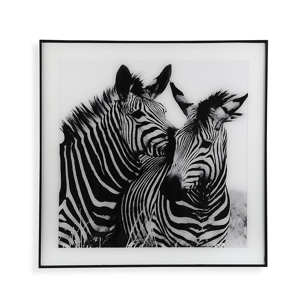 Quadro coppia zebra