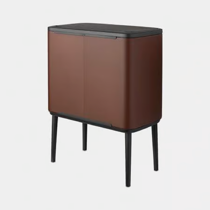 Bo Touch Bin 11 + 23 L Mineral Cosy Brown