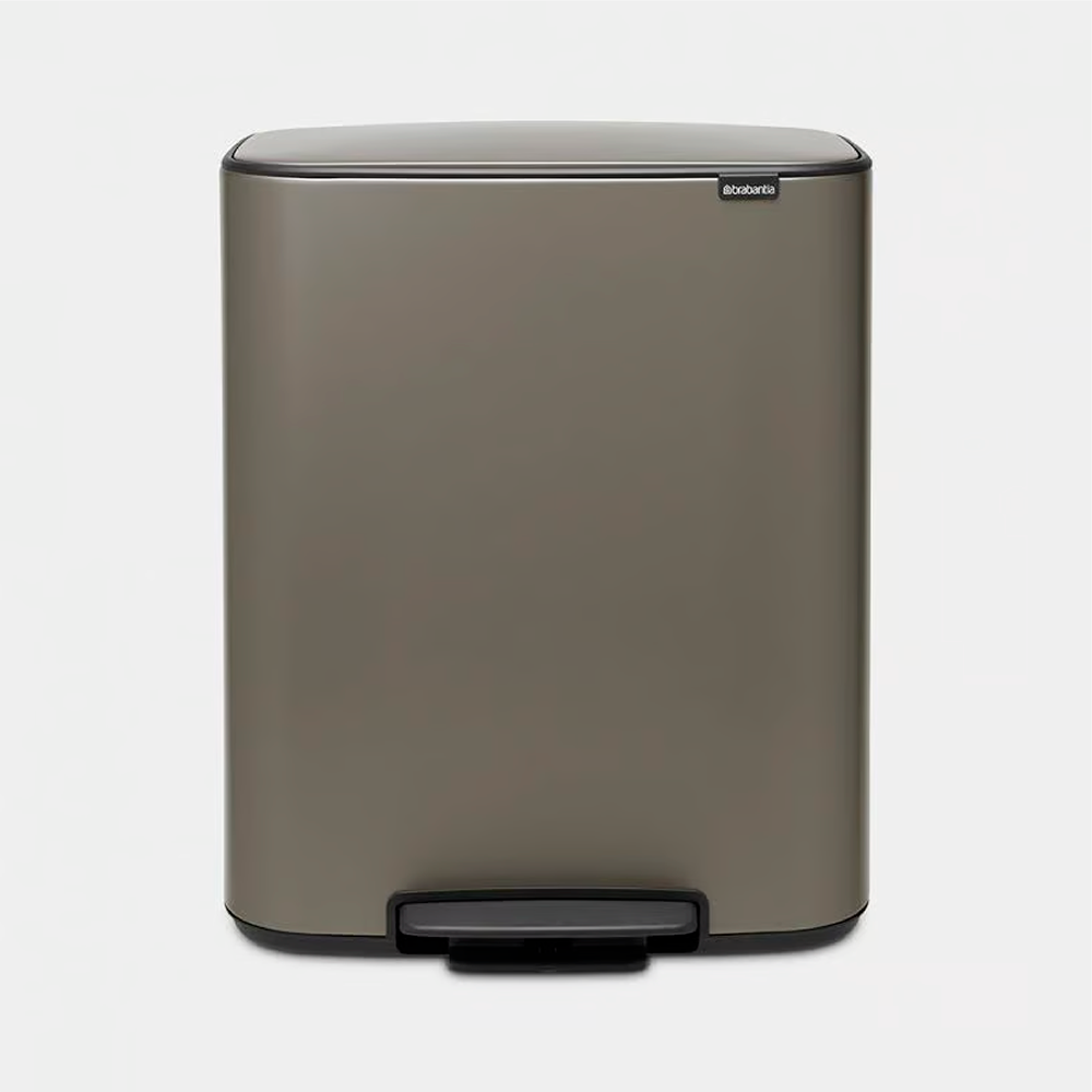 Bo Pedal Bin 2 x 30 L platinum