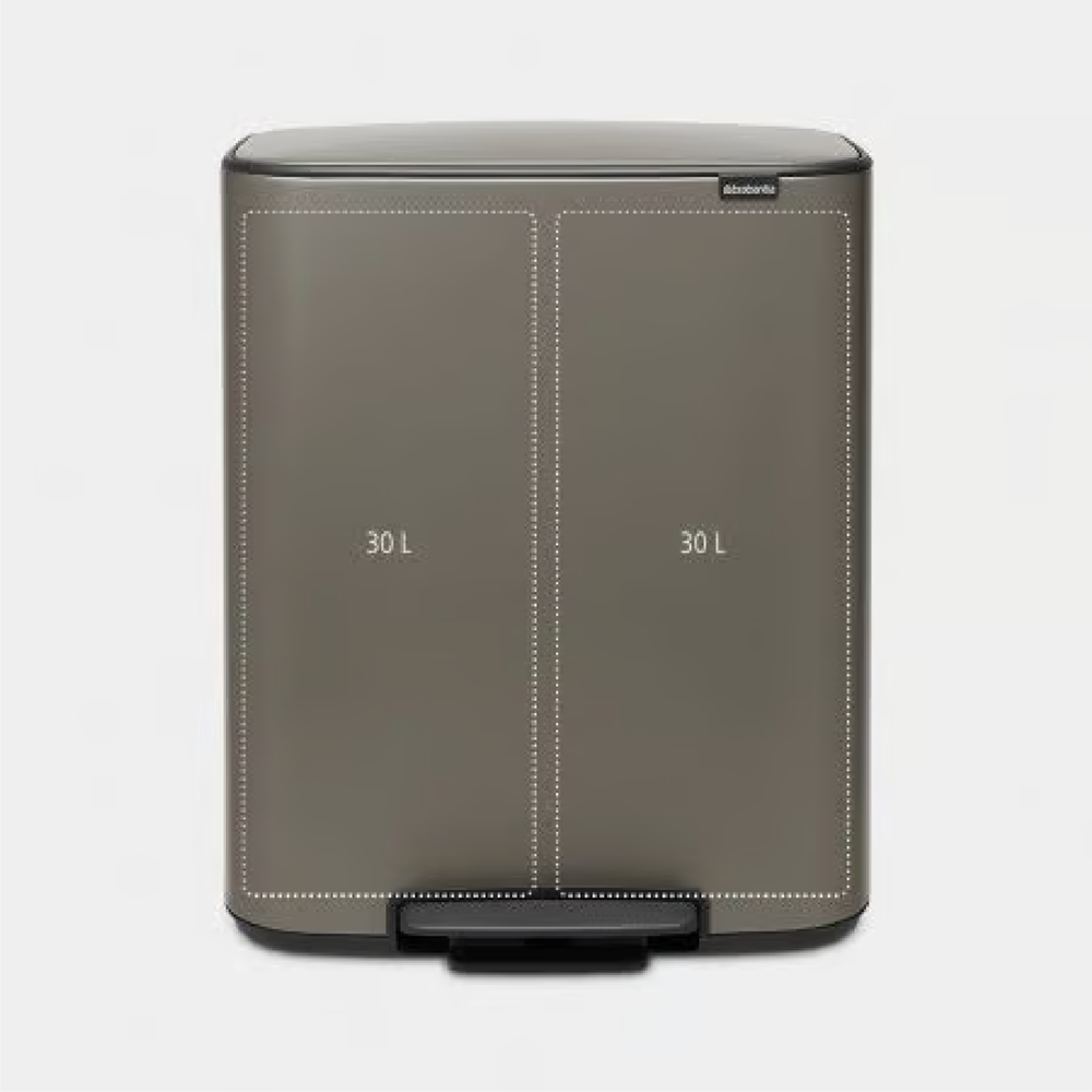 Bo Pedal Bin 2 x 30 L platinum