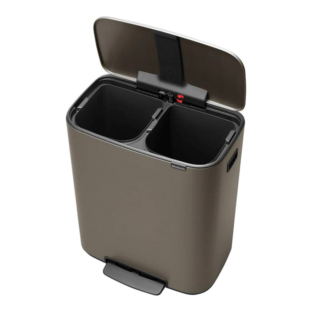 Bo Pedal Bin 2 x 30 L platinum