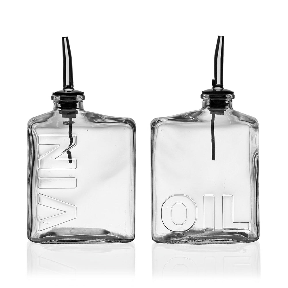 Set oliera e aceto in vetro 450 ml