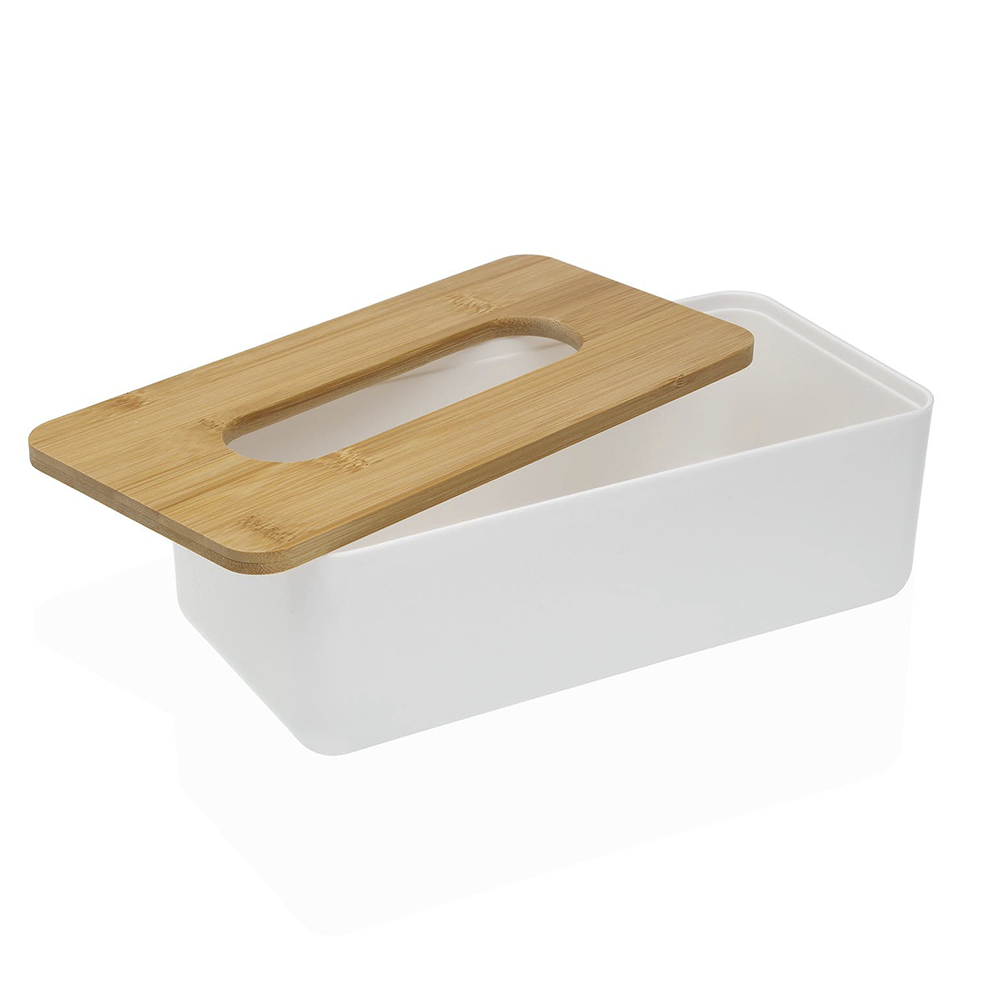 Porta fazzoletti con tappo in bamboo