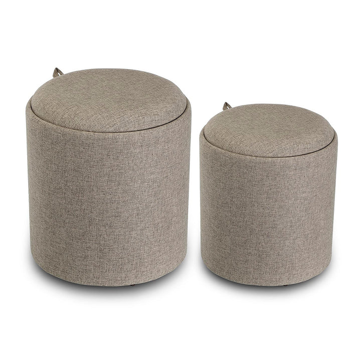 Set due pouf senape