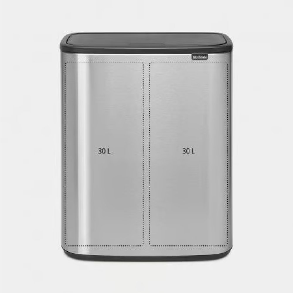 Bo Touch Bin 2 x 30 L acciaio matt fingerprint proof