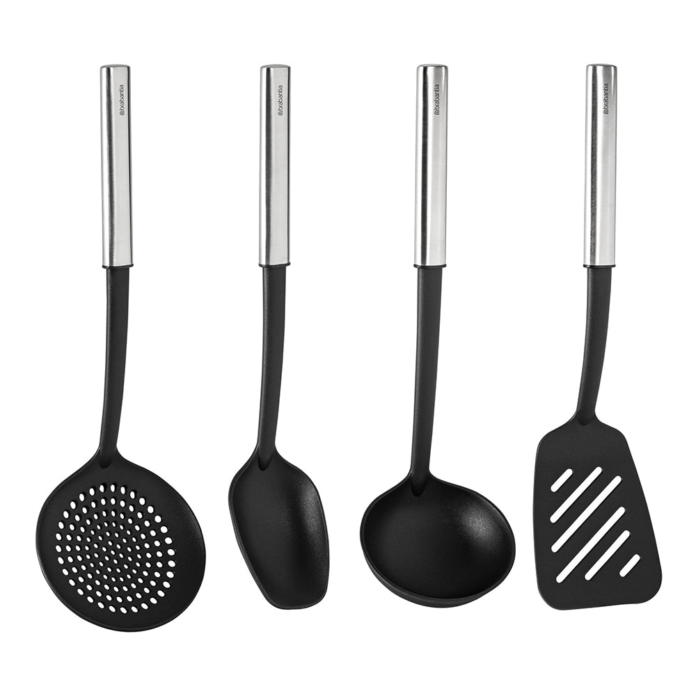 Set 4 utensili cucina antiaderente Profile acciaio matt