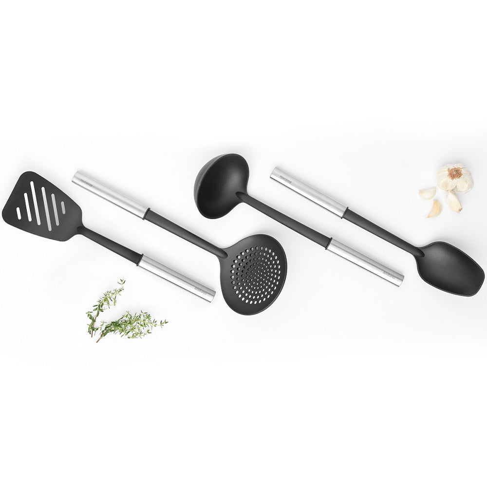 Set 4 utensili cucina antiaderente Profile acciaio matt