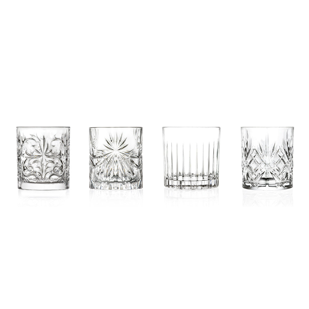 Set mixology 4 bicchieri Dof 36cl differenti tra loro