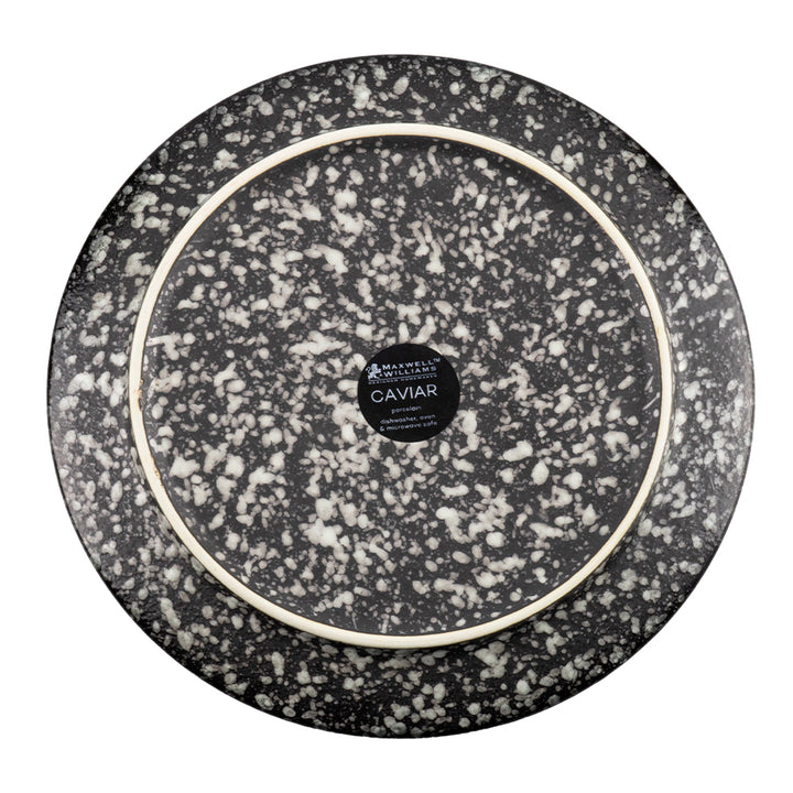 Piatto Caviar con bordo 26,5 cm granite