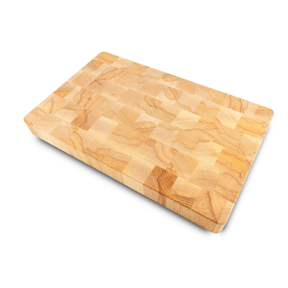 Tagliere in Legno Massiccio di Spessore 4 cm Professionale 50x30 cm