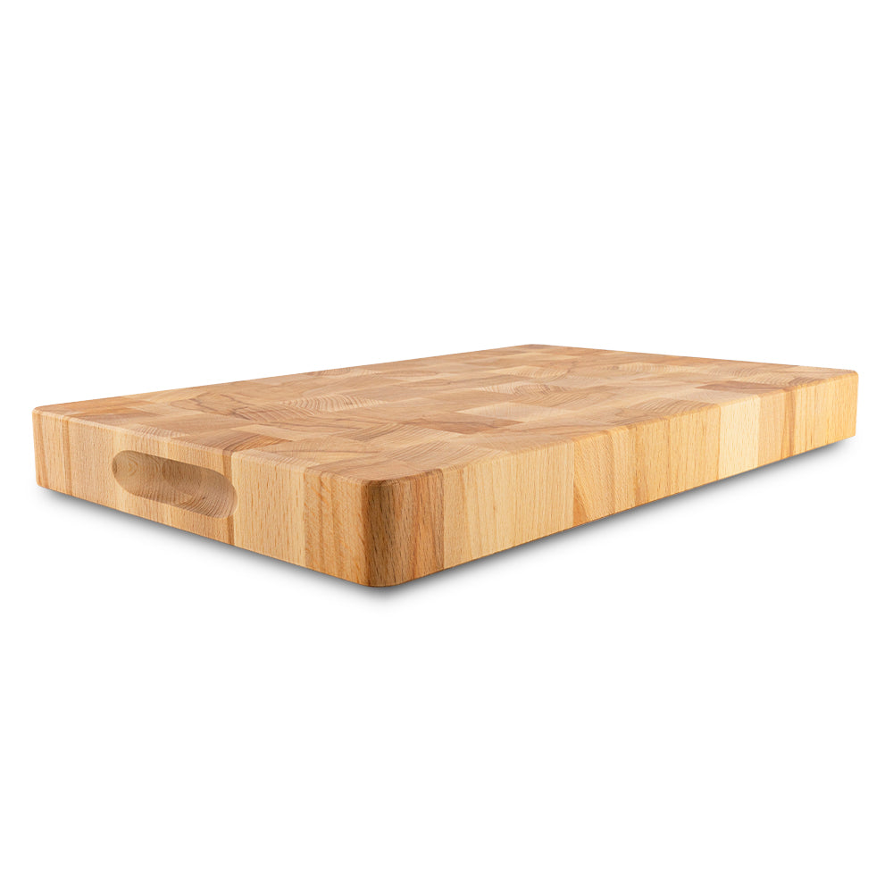 Tagliere in Legno Massiccio di Spessore 4 cm Professionale 60x35 cm