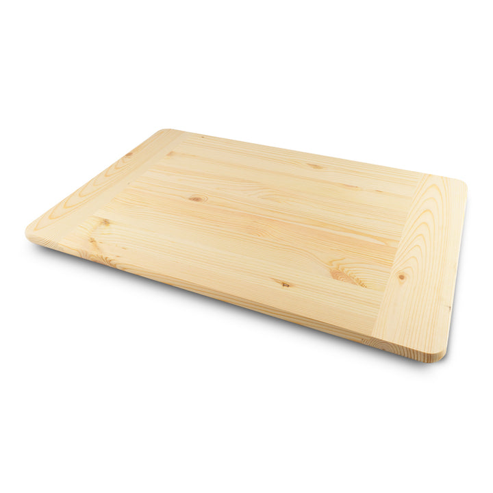 Asse da pasta in legno massiccio completo di mattarello 60x40 cm