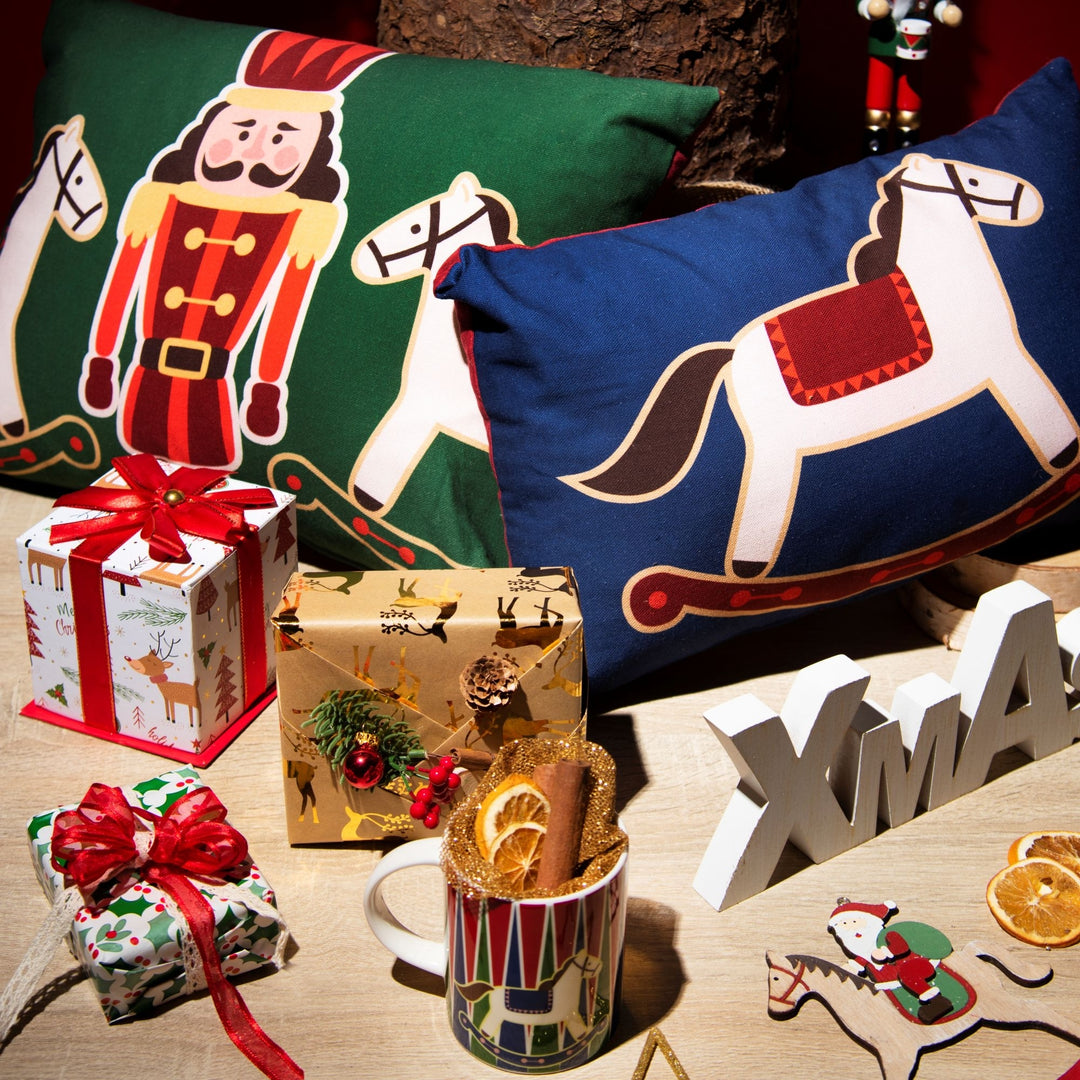 Cuscino arredo Vintage Christmas