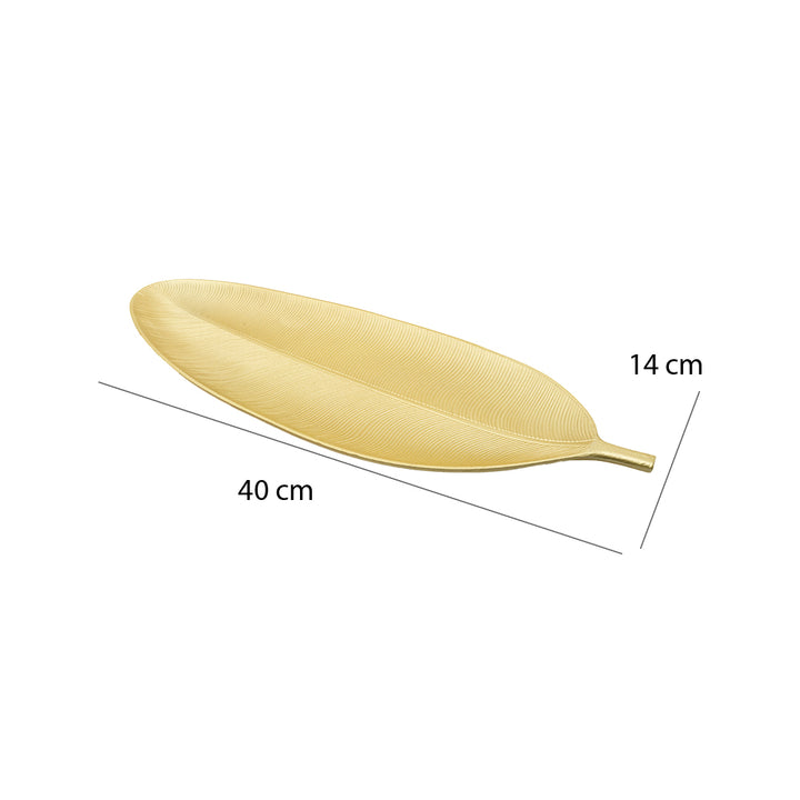 Centrotavola forma foglia in legno