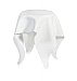DRAPPEGGI TAVOLINO ALTO BIANCO