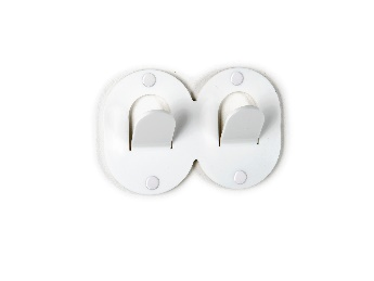 APPENDINO CLIPS BIANCO DOPPIO