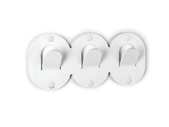 APPENDINO CLIPS BIANCO TRIO