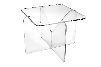 COFFEE TABLE MADDY TRASPARENTE