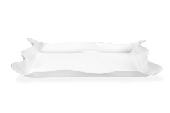 DRAPPEGGI VASSOIO RETTANG.PICCOLO BIANCO