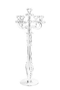 LUMIERE CANDELABRO TRASPARENTE