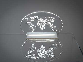 MAPPA LAMPADA TRASPARENTE