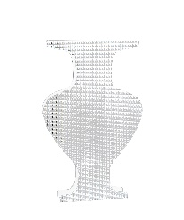 ETRUSCO VASO SMALL TRASPARENTE /DIAMANTATO