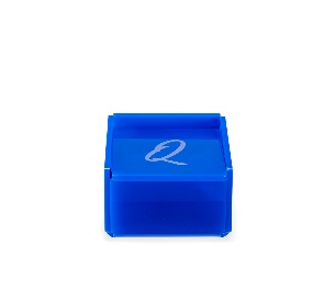 SCATOLINA  VIOLET  "Q, q"  BLU