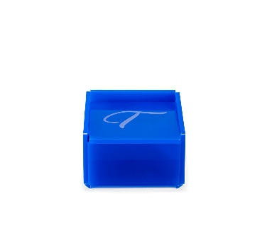 SCATOLINA  VIOLET  "T, t"  BLU