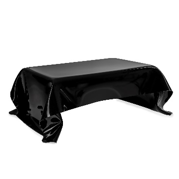 DRAPPEGGI  TAVOLO  BASSO  NERO