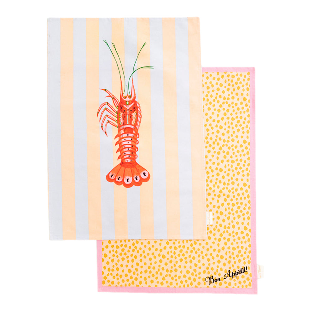 Set 2 canovacci 70x50 cm Lobster