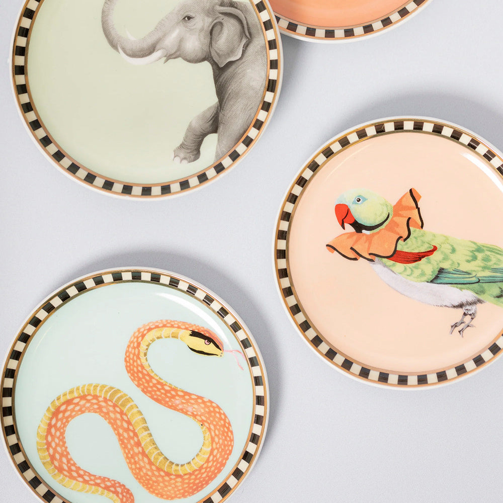 Set 4 sottobicchieri 10 cm Animals