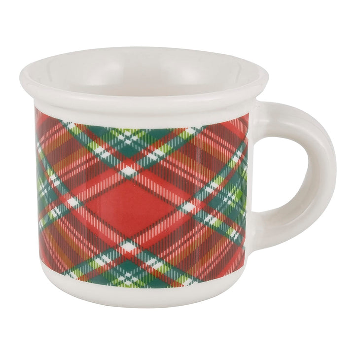 Set 4 tazzine caffè Tartan