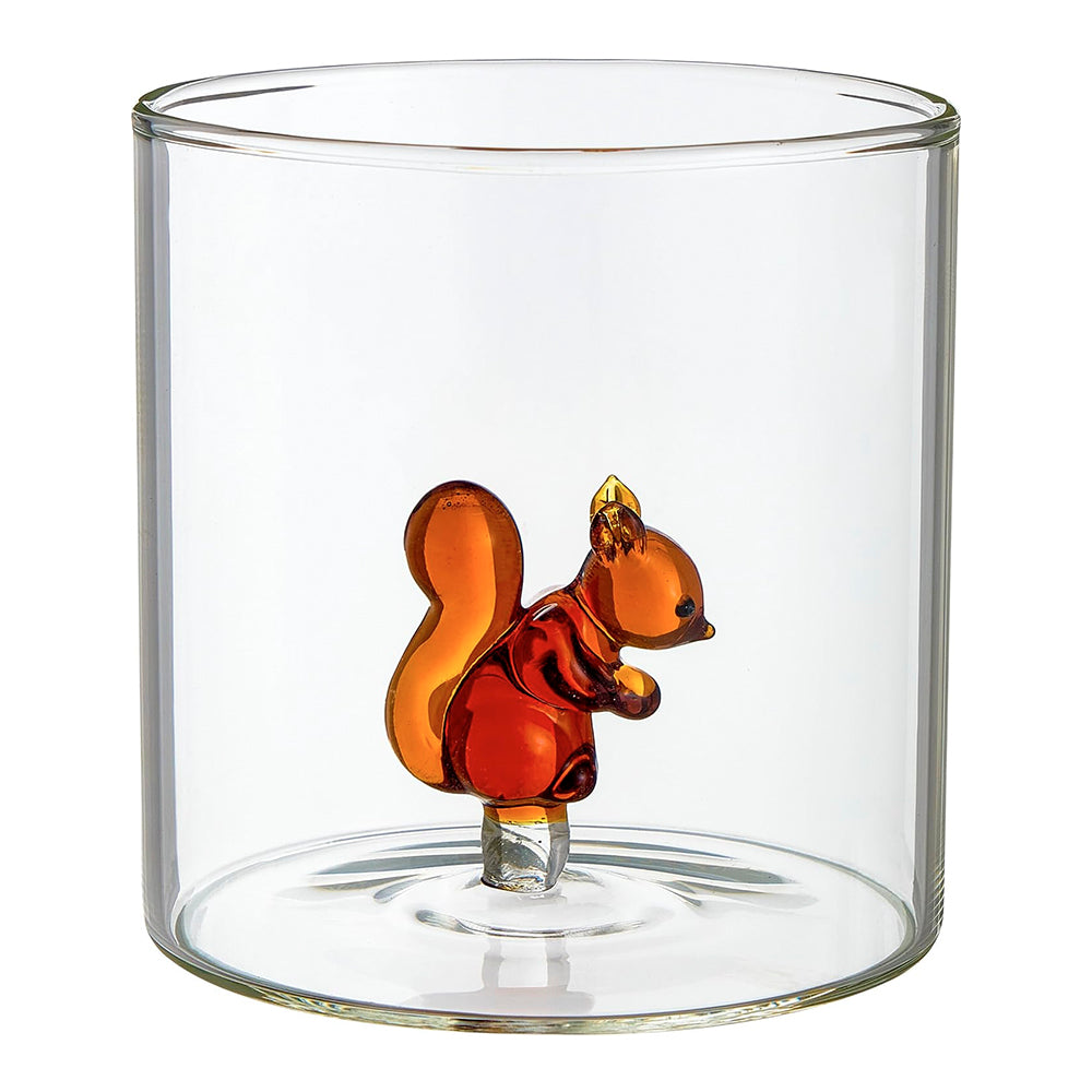 Set 6 bicchieri animaletti vetro borosilicato