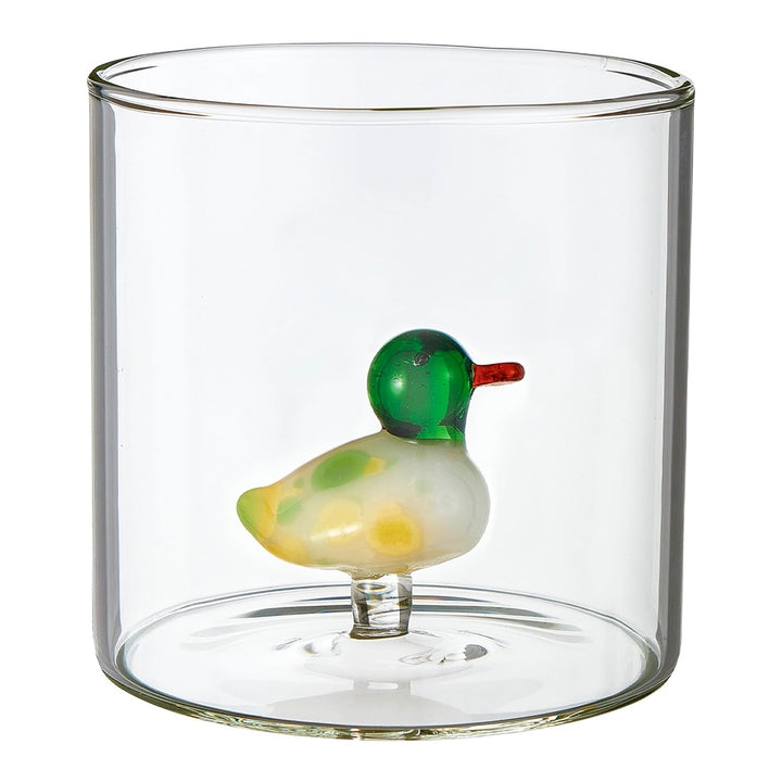 Set 6 bicchieri animaletti vetro borosilicato