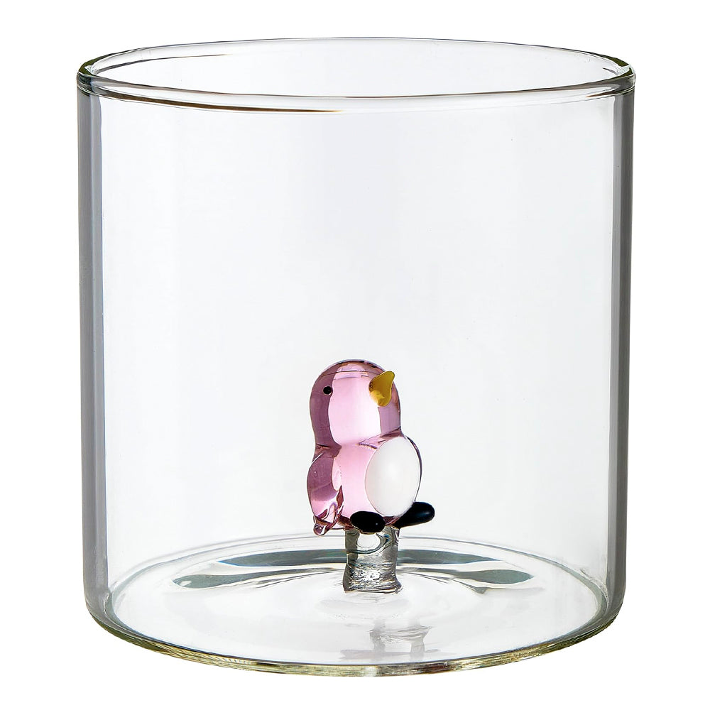 Set 6 bicchieri animaletti vetro borosilicato