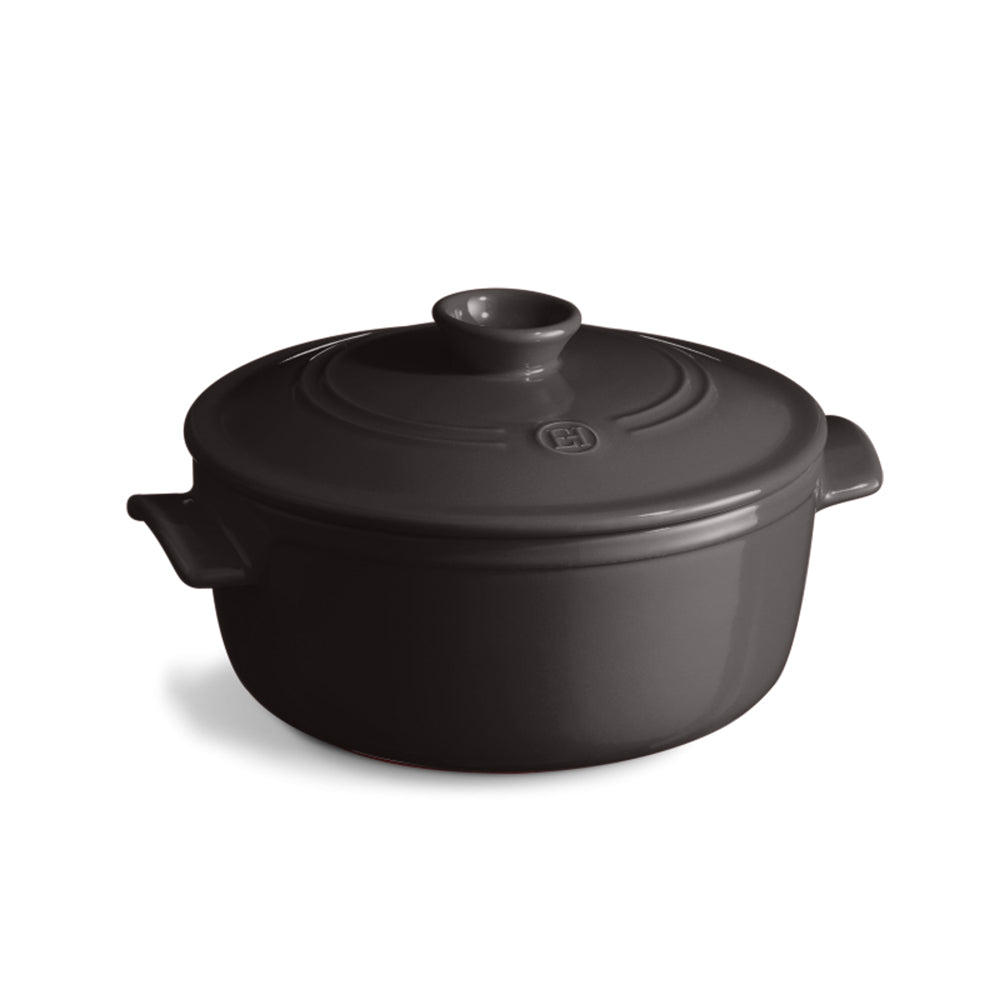 Grande cocotte tonda 5,3 L Fusain