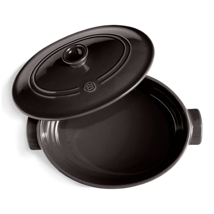 Cocotte ovale 6 L Fusain