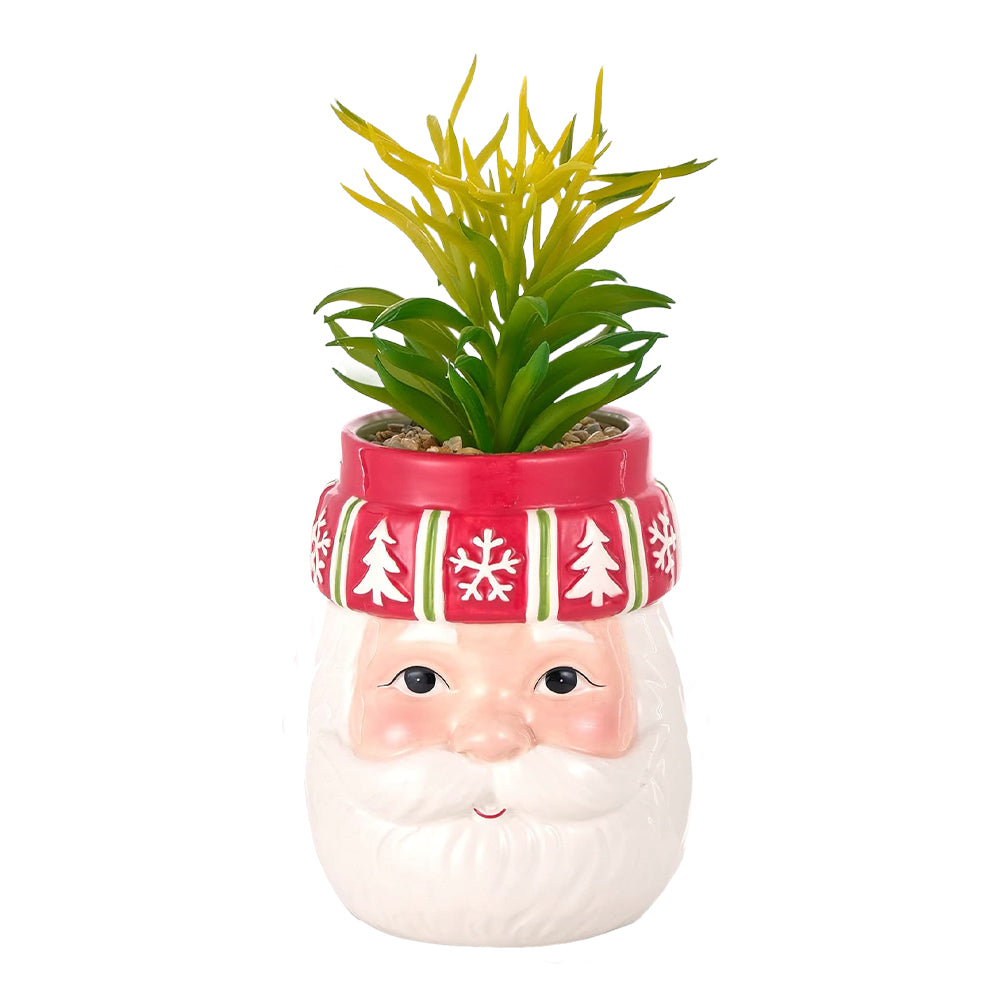 VASO BABBO NATALE CAPPELLO ROSSO