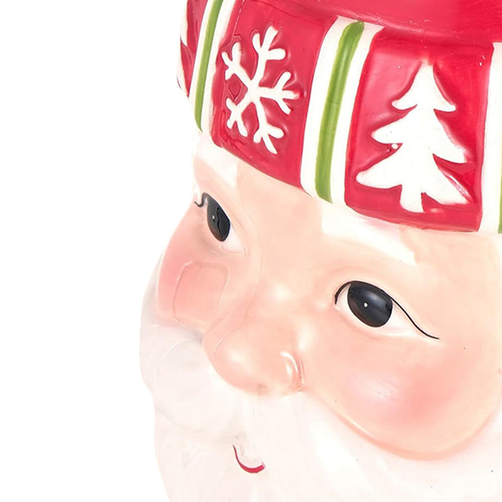 VASO BABBO NATALE CAPPELLO ROSSO