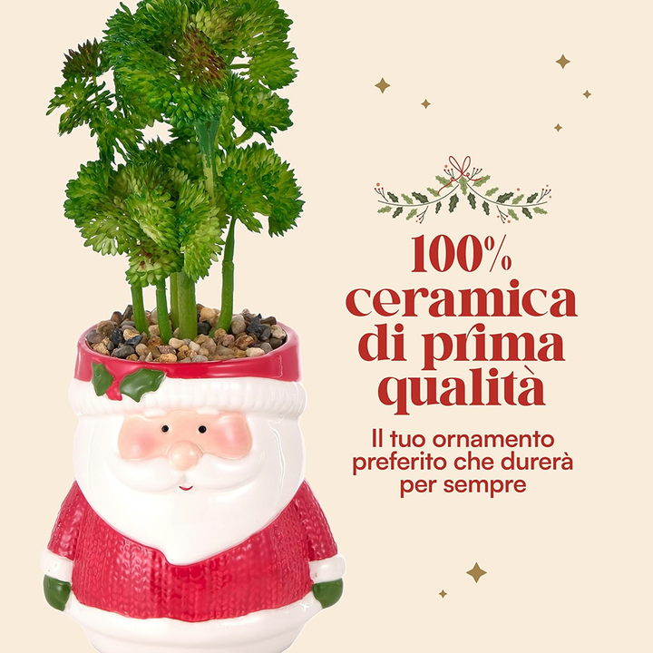 VASO BABBO NATALE VESTITO ROSSO