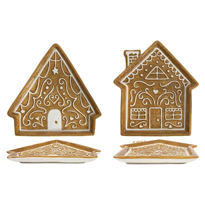 PIATTO GINGERBREAD 2 FANTASIE ASSORTITE