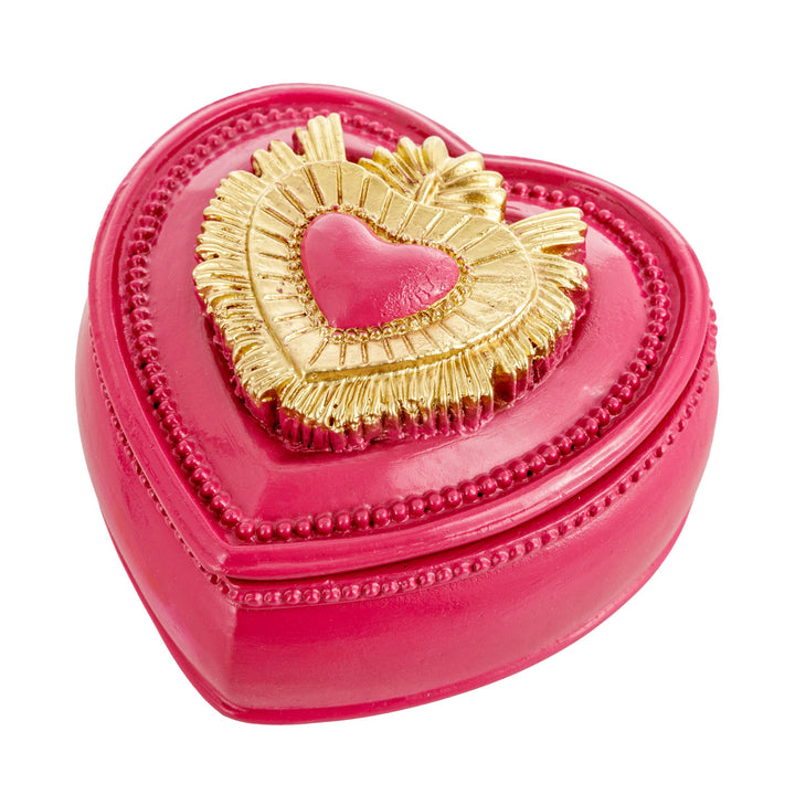 Scatolina cuore EX VOTO in resina