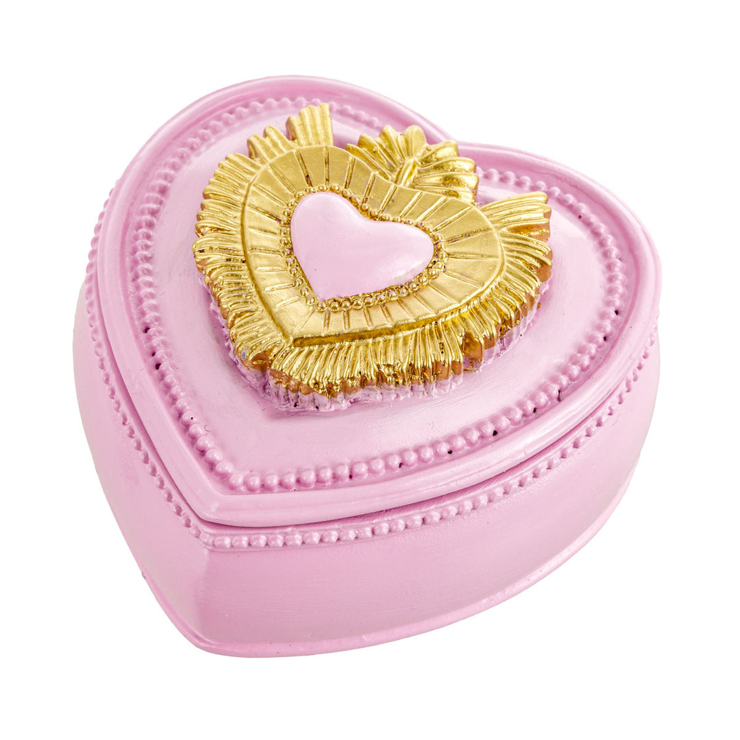 Scatolina cuore EX VOTO in resina