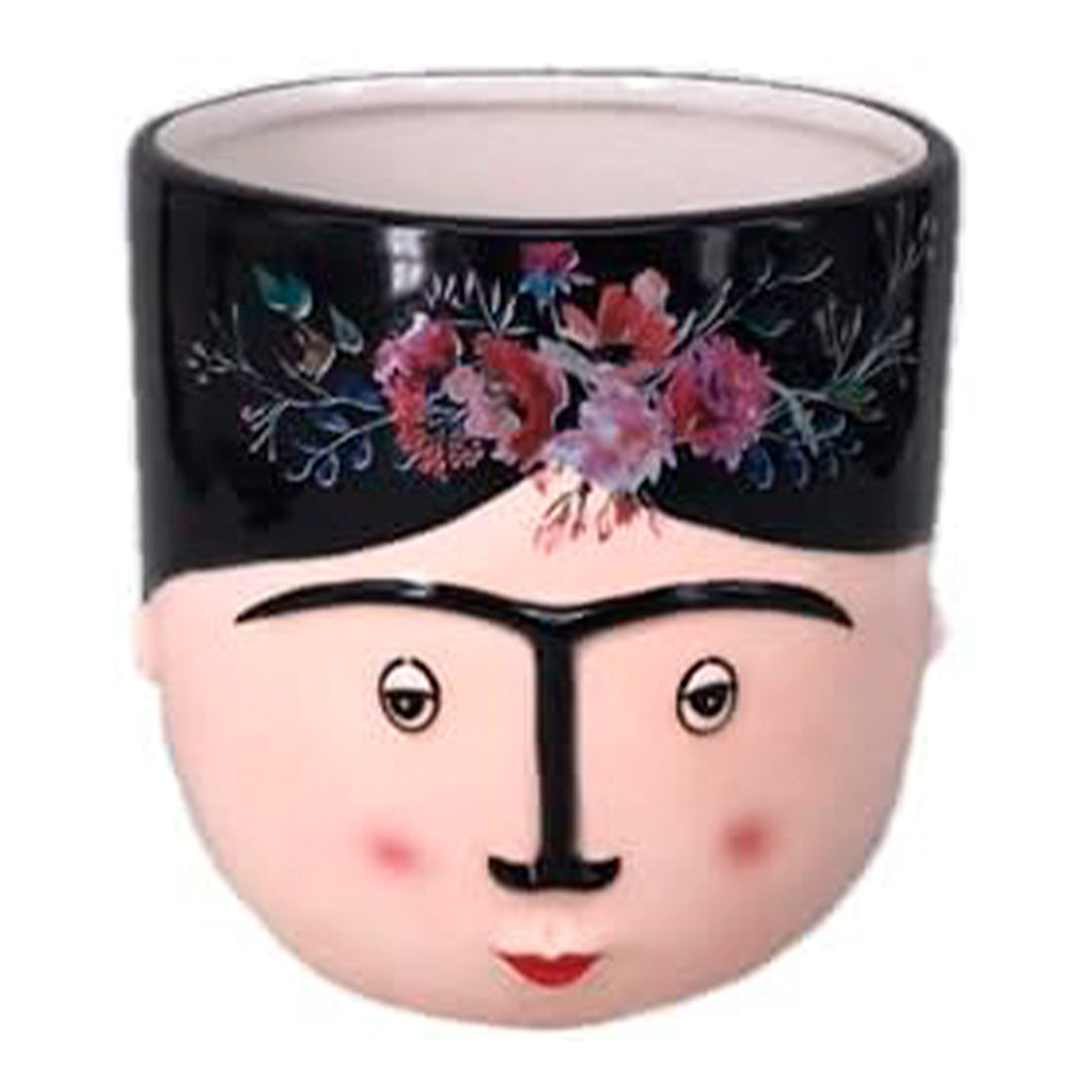 Vaso Lola viso collo stretto in ceramica