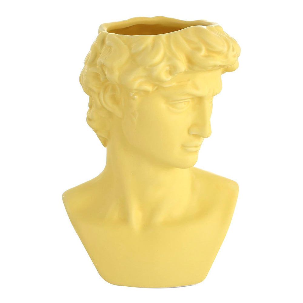 Vaso busto David in ceramica