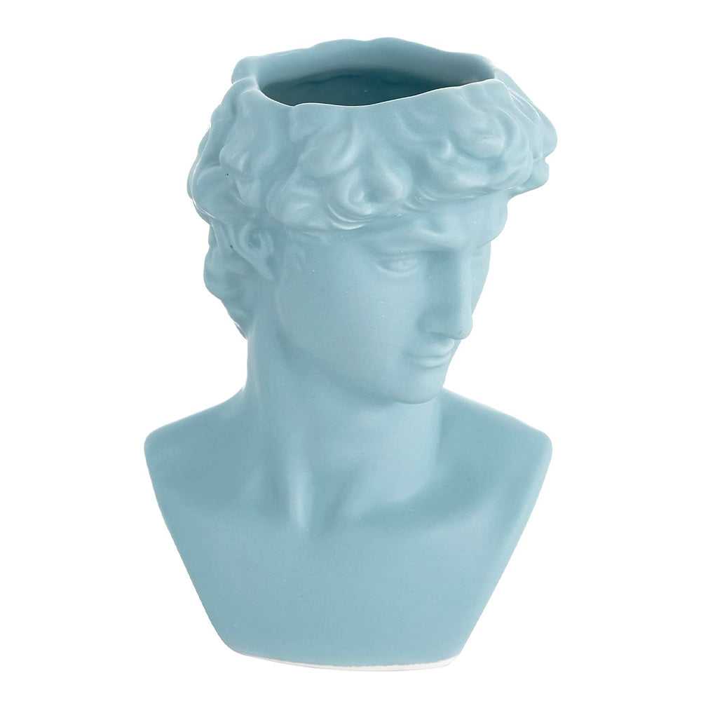 Vaso busto David in ceramica