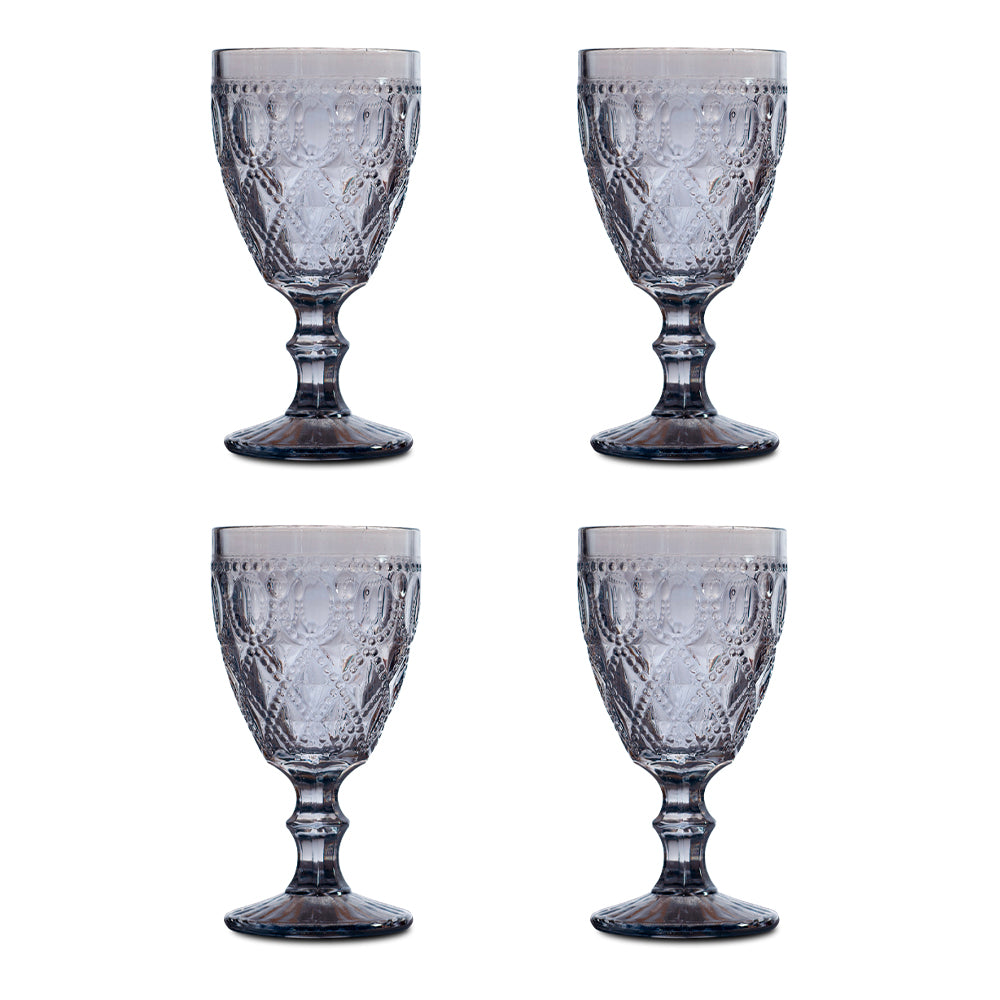 Set 4 calici in vetro 400 ml